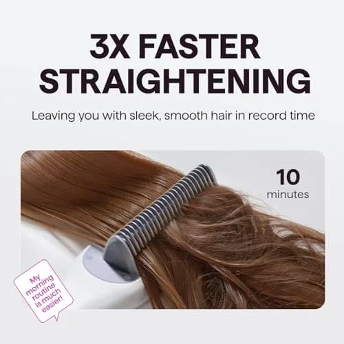 Wavytalk Pro Steam Hair Straightener Brush 30.7cm (12.1 Inch) | Hydrates Hair, Reduces Frizz, Faster Styling thumbnail 5