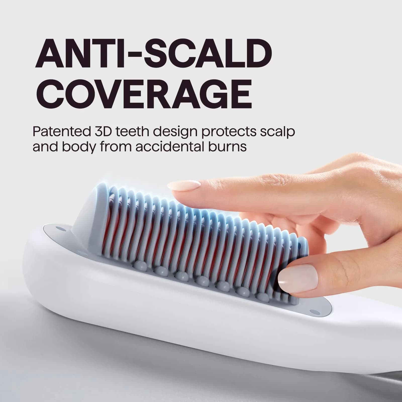 Wavytalk Pro Steam Hair Straightener Brush 30.7cm (12.1 Inch) | Hydrates Hair, Reduces Frizz, Faster Styling thumbnail 7