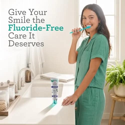 GuruNanda Hydroxyapatite Toothpaste with Neem & Vitamins 124ml (4.2oz) | Fluoride-Free Enamel Fortification thumbnail 2