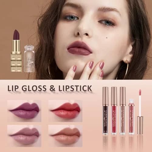 MONRUEVT All-in-One Makeup Kit for Women & Teens | Full Face Essentials with 16-Shade Palette & 8 Brushes thumbnail 4