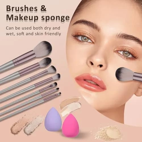 MONRUEVT All-in-One Makeup Kit for Women & Teens | Full Face Essentials with 16-Shade Palette & 8 Brushes thumbnail 7