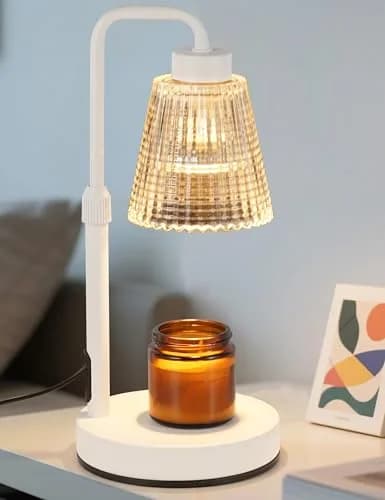 GODONLIF White Candle Warmer Lamp with 24h Cycle Timer, Dimmable Wax Melt Warmer thumbnail 1