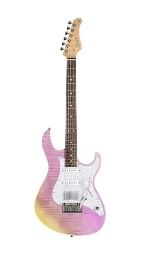 Cort G280 Select 6-String Electric Guitar Transparent Chameleon Purple | Alder Body & Rosewood Fretboard thumbnail 1