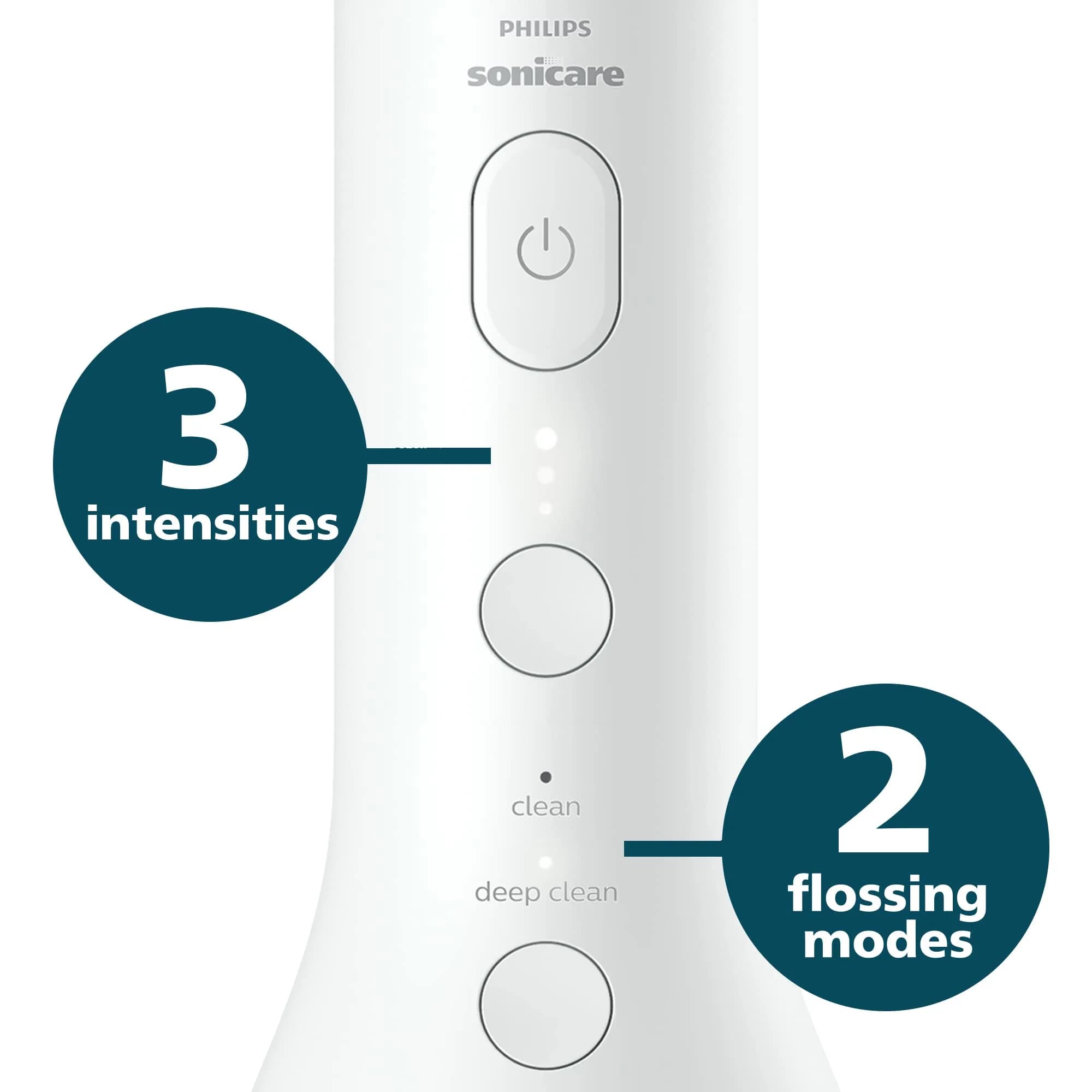 Philips Sonicare Cordless Power Flosser 3000, 250ml (8.45 Fl Oz) | Quad Stream Technology for Superior Gum Health - view 3