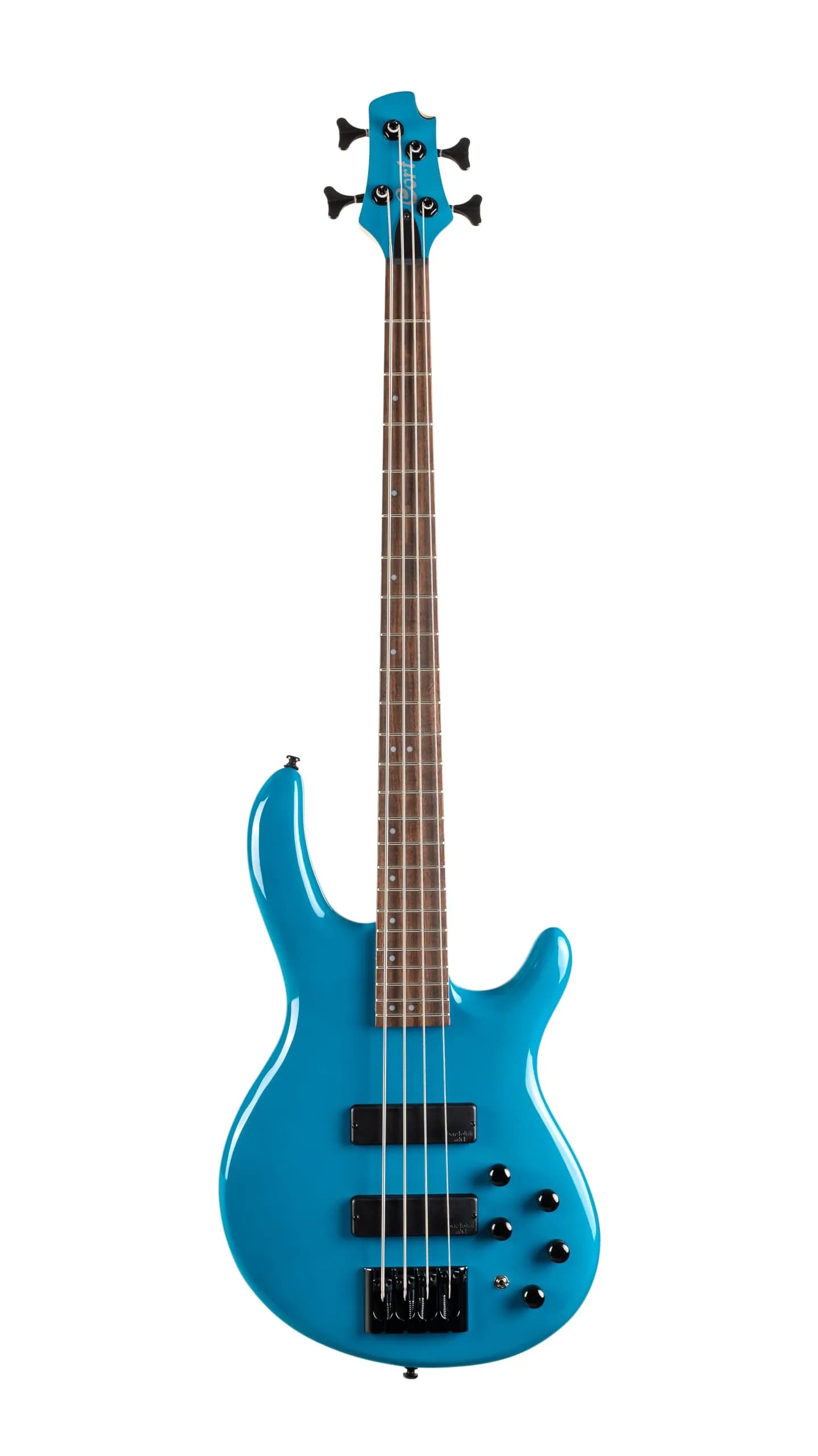 Cort Artisan Series C4 Deluxe 4-String Bass Candy Blue | Poplar Body, Bartolini Pickups, Markbass Preamp (4949g) - main product image