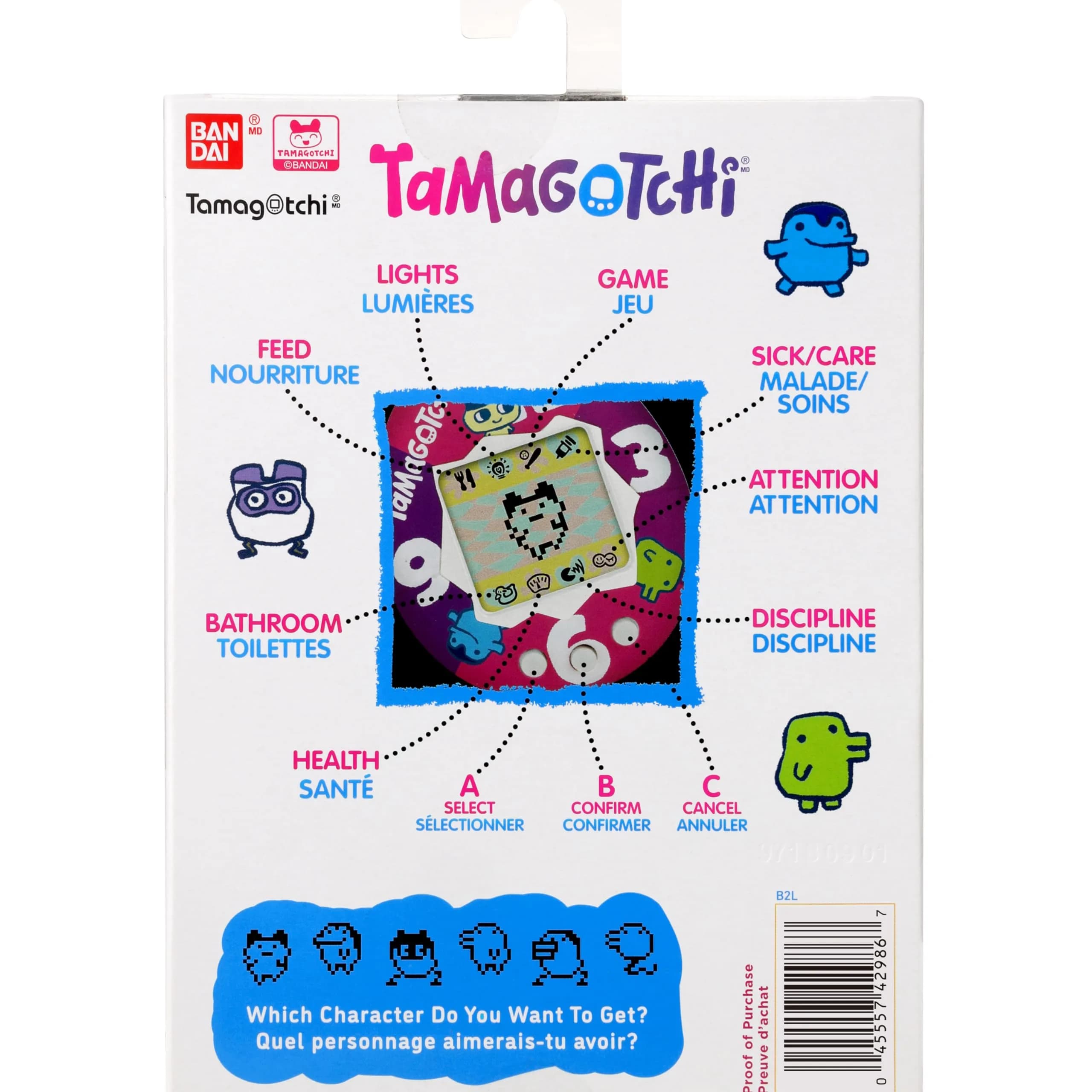 Tamagotchi Original - Apple Sweets | Classic Digital Pet with Interactive Game & Bag Charm - view 6