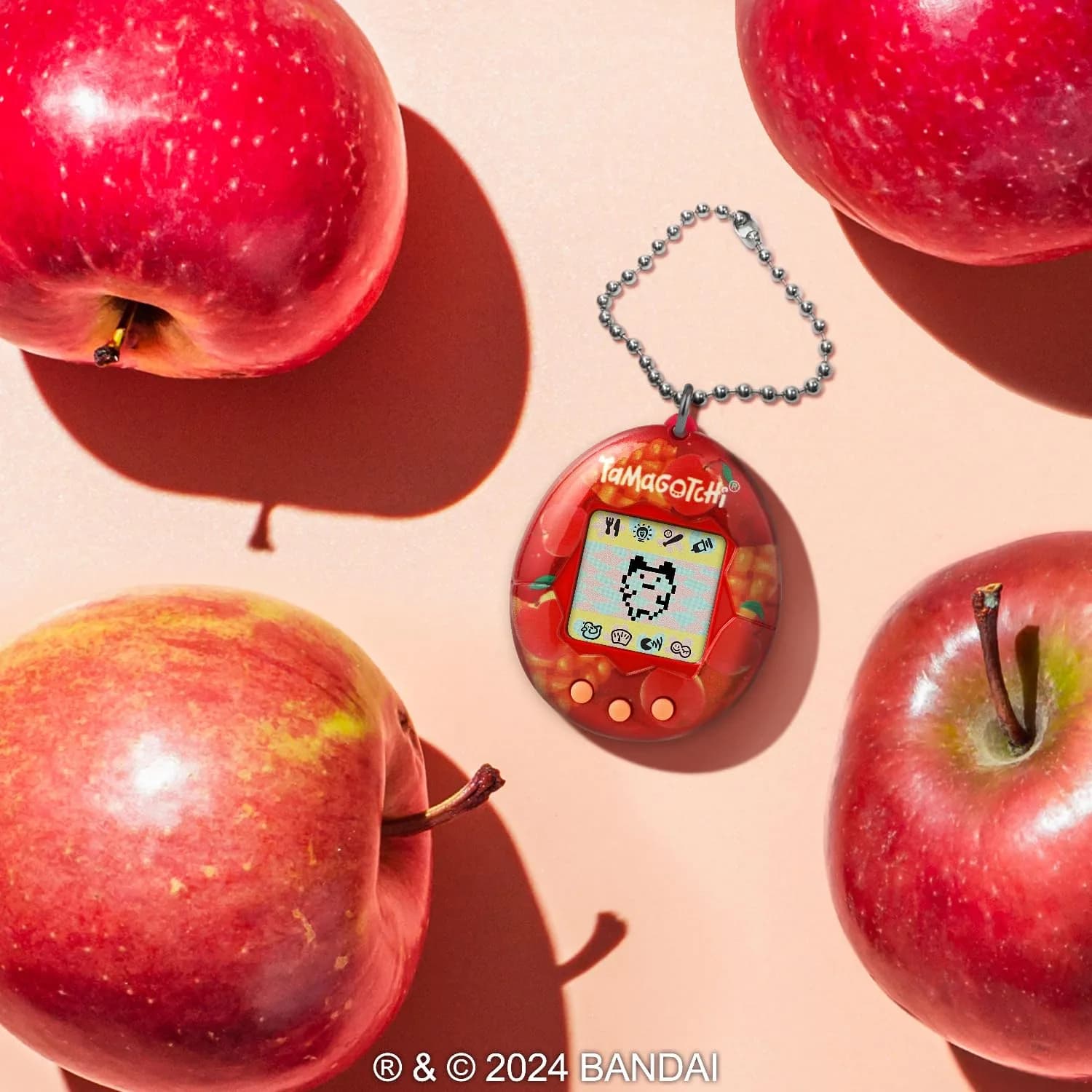 Tamagotchi Original - Apple Sweets | Classic Digital Pet with Interactive Game & Bag Charm - view 7