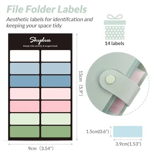 SKYDUE Expanding File Organizer with 8 Pockets, Letter Size | Accordion Document Folder for Home, Office, School thumbnail 5