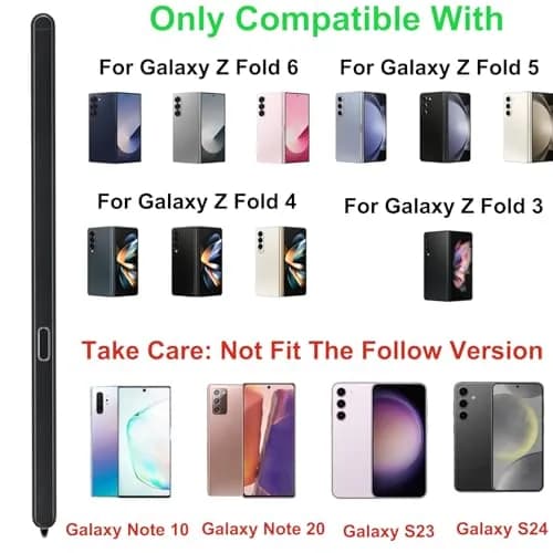 Anglepingping Black S Pen Fold Edition Stylus for Samsung Galaxy Z Fold 6 | 10cm (3.93in) thumbnail 3