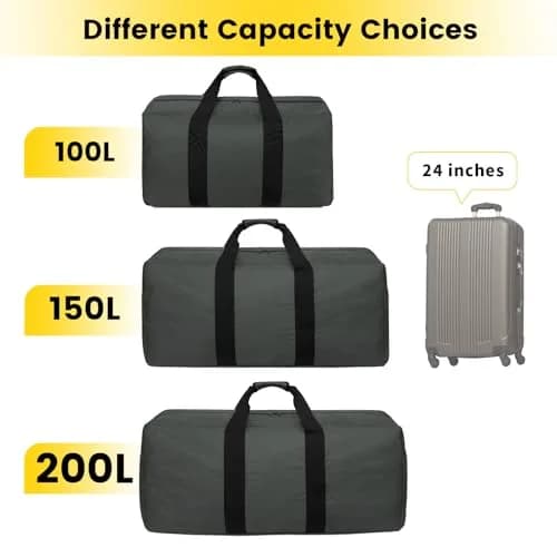 Vorspack 150L Extra Large Duffle Bag for Travel, Camping | Heavy-Duty & Spacious thumbnail 7
