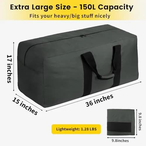 Vorspack 150L Extra Large Duffle Bag for Travel, Camping | Heavy-Duty & Spacious thumbnail 2
