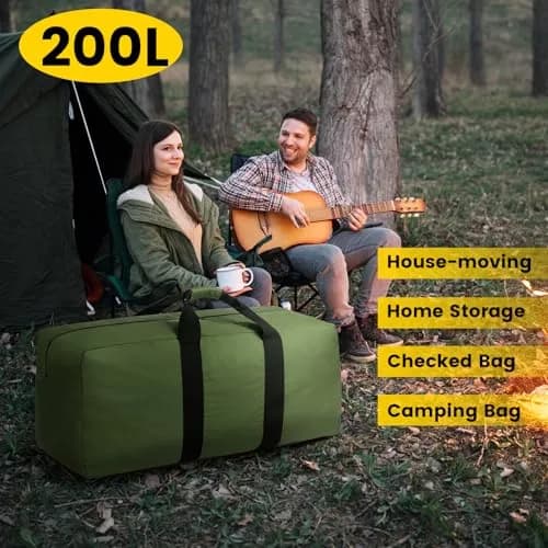 Vorspack 200L Extra Large Duffle Bag for Travel, Camping | Heavy-Duty & Spacious thumbnail 6