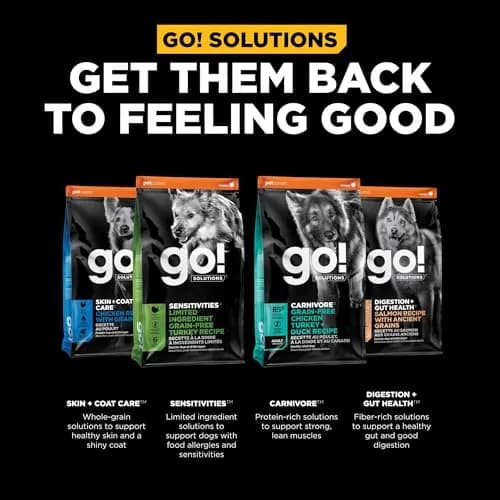 Go! Solutions Weight Management + Joint Care Salmon Dry Dog Food, 12 lb | Supports Healthy Weight & Joints thumbnail 6