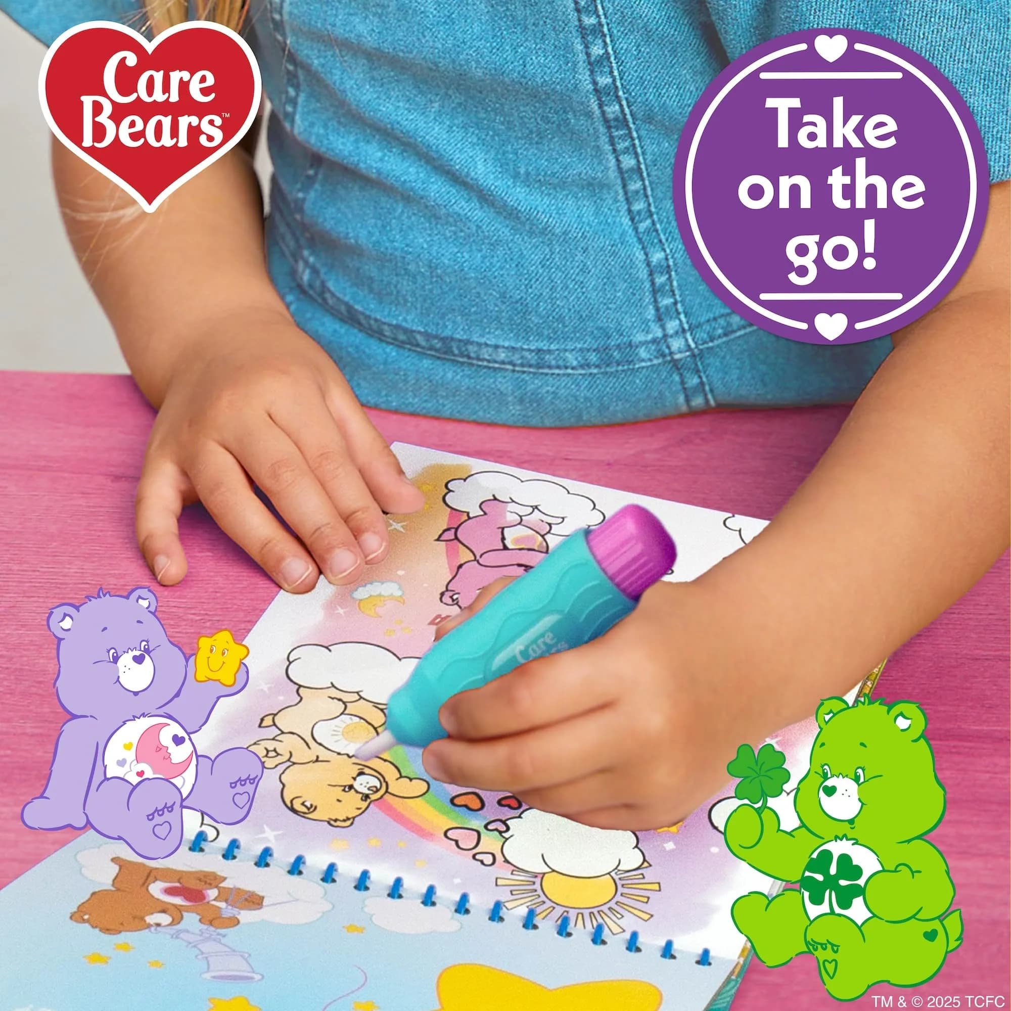 Care Bears Aqua Art Pad Paint with Water Books for Kids | Mess-Free Toddler Travel Activities - view 3