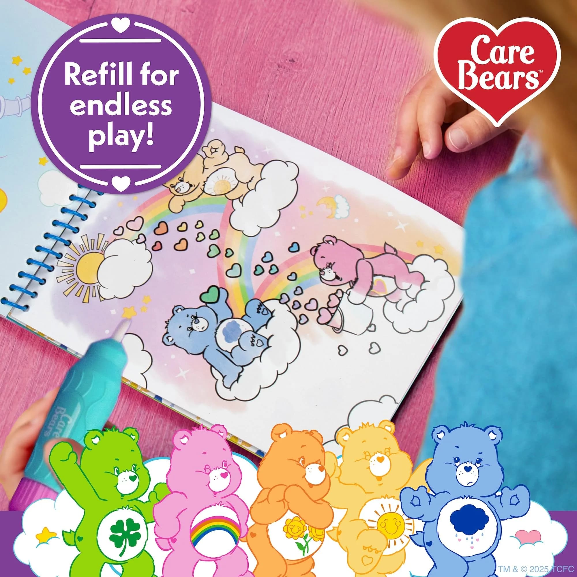 Care Bears Aqua Art Pad Paint with Water Books for Kids | Mess-Free Toddler Travel Activities - view 6