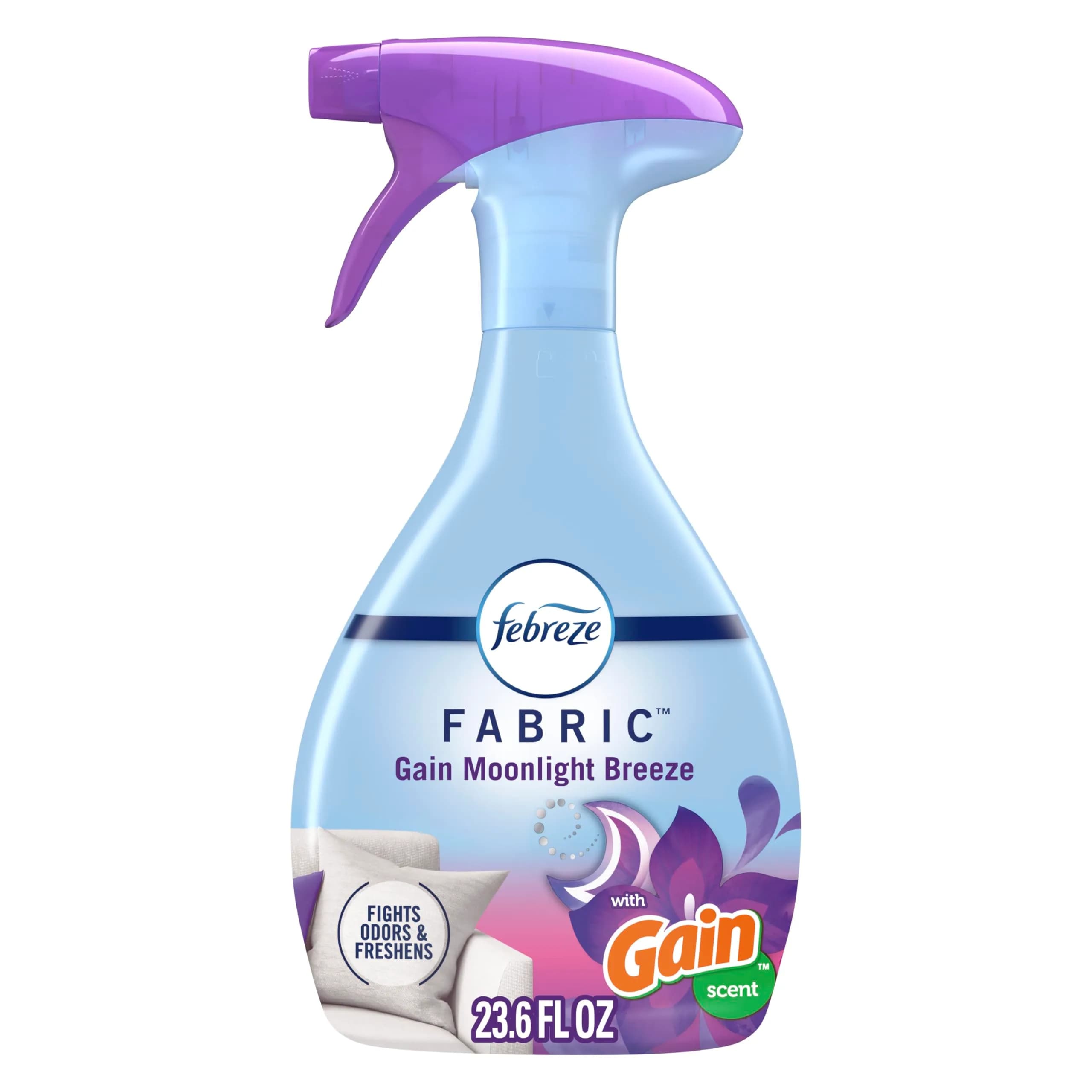 Febreze Fabric Spray Gain Moonlight Breeze Scent 700ml (23.6 fl oz) | Fights Odors Embedded in Fabrics - main product image