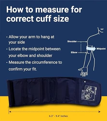 A&D Medical UA-651SAC Upper Arm Blood Pressure Monitor with Small Cuff (16-24 cm) | Clinical Grade Accuracy thumbnail 4