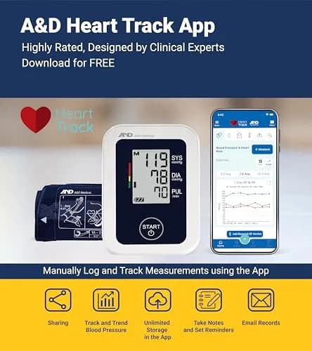 A&D Medical UA-651SAC Upper Arm Blood Pressure Monitor with Small Cuff (16-24 cm) | Clinical Grade Accuracy thumbnail 8