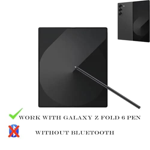 Peixiong Galaxy Z Fold 6 S Pen Fold Edition Stylus Pen with 2 Nibs & Card Pin | Black thumbnail 5