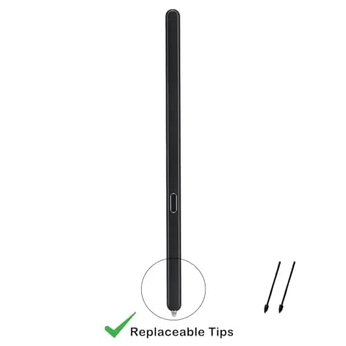 Peixiong Galaxy Z Fold 6 S Pen Fold Edition Stylus Pen with 2 Nibs & Card Pin | Black thumbnail 7