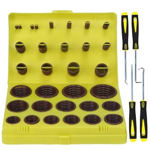 ZDBB 382-Piece SAE FKM Viton O-Ring Assortment Kit | 30 Sizes, 75A Durometer, -26°C to +230°C thumbnail 1