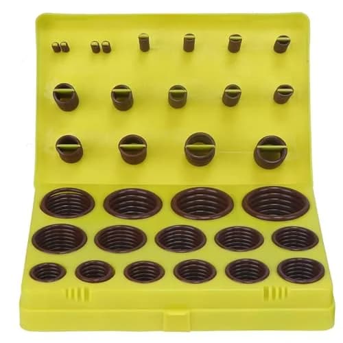 ZDBB 382-Piece SAE FKM Viton O-Ring Assortment Kit | 30 Sizes, 75A Durometer, -26°C to +230°C thumbnail 8