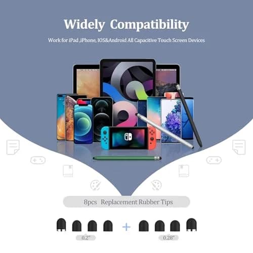 Granarbol 2-in-1 Magnetic Capacitive Stylus Pen | 3 Colors, 5.8" | Precise Touch & No Charging Needed thumbnail 6