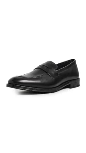Paul Smith Men's Pierce Penny Loafers Leather Black 9 | Classic Business Casual Footwear thumbnail 1