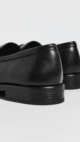 Paul Smith Men's Pierce Penny Loafers Leather Black 9 | Classic Business Casual Footwear thumbnail 3
