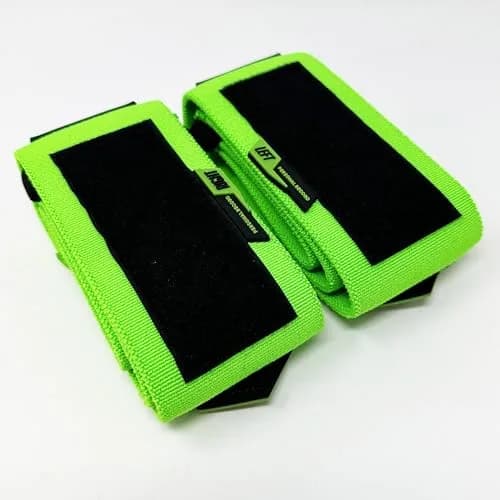 PR Personal Record Elbow Wraps for Weightlifting - Heavy Duty Construction, 36" Length, Neon thumbnail 3
