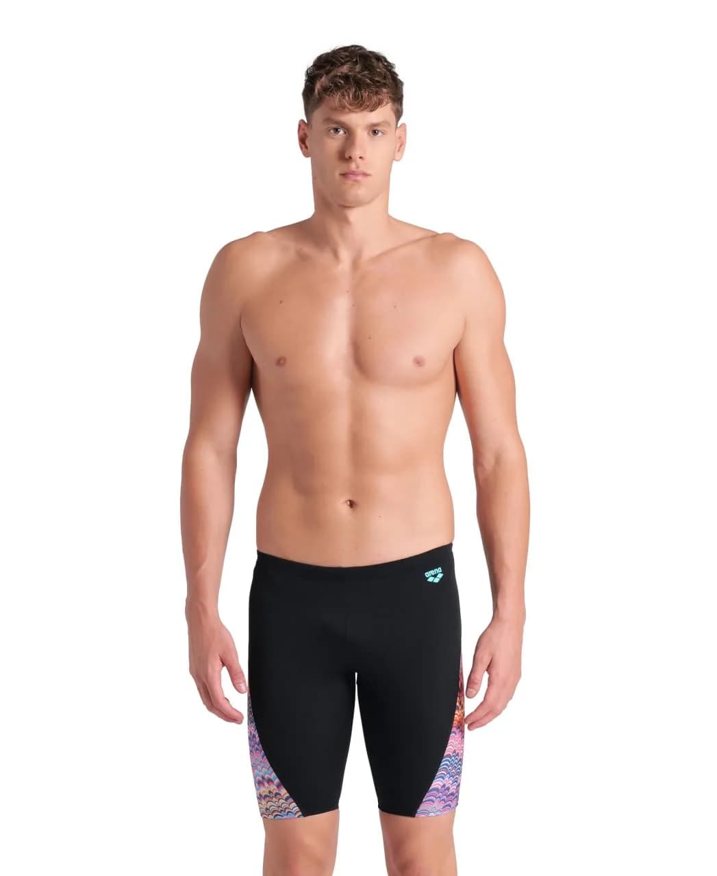 ARENA Performance Men's Ondulation Swim Jammer MaxLife Athletic Swimwear US Size 22 | Chlorine-Resistant, UV Protected, Quick-Drying