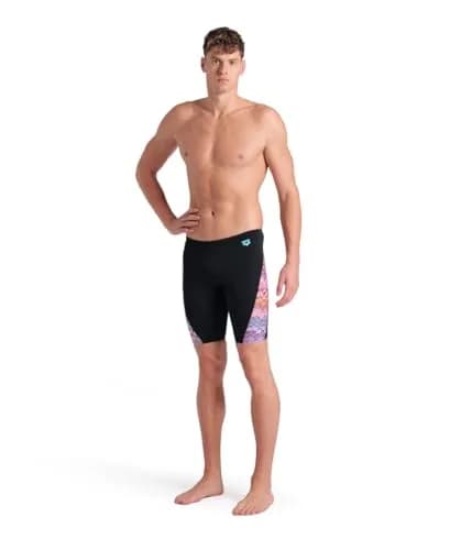ARENA Performance Men's Ondulation Swim Jammer MaxLife Athletic Swimwear US Size 22 | Chlorine-Resistant, UV Protected, Quick-Drying thumbnail 6
