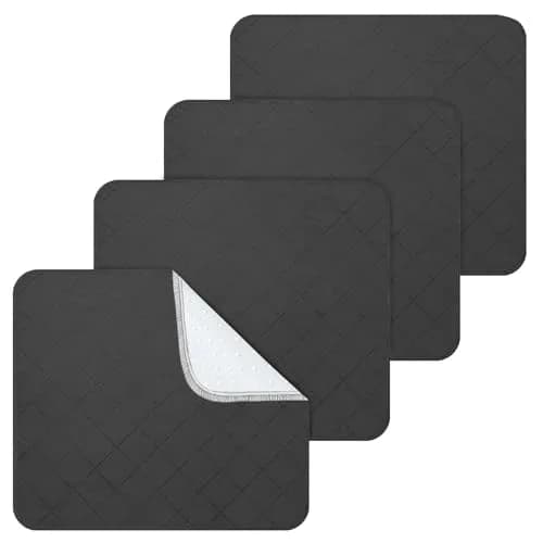 Magik & Kover Waterproof Chair Pads for Incontinence, 4 Pack Reusable Seat Protector 45cm x 40cm | Absorbent & Waterproof for Adults, Kids, Pets thumbnail 1