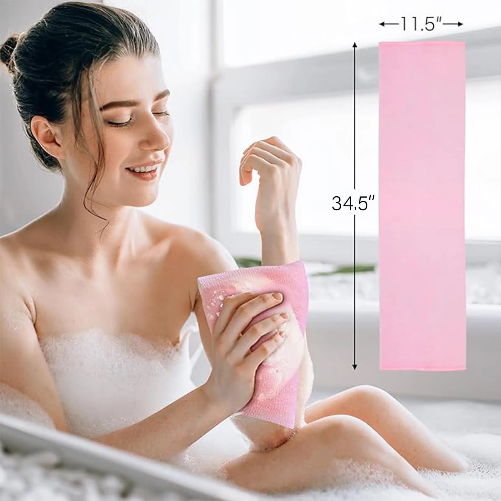 Yiclick Exfoliating Washcloth Towel 3-Pack | Gentle yet Effective Body Exfoliation for Smooth Skin - view 5