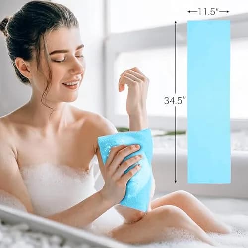 Yiclick Exfoliating Washcloth Towel 3-Pack | Japanese Back Scrubber for Body Exfoliation thumbnail 5