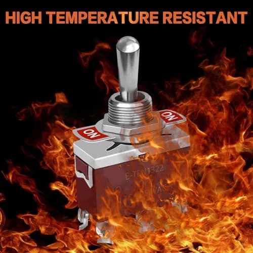 COROTC 12V Toggle Switch 5Pack | Waterproof Marine DPDT Heavy-Duty Reliability thumbnail 3