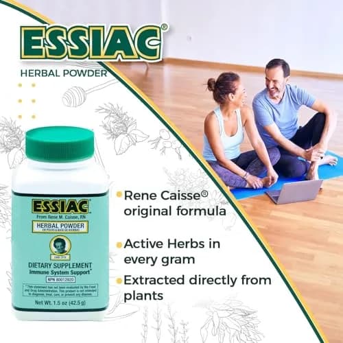 Essiac Herbal Tea Powder 1.5 oz | Powerful Antioxidant Support for Overall Health thumbnail 2