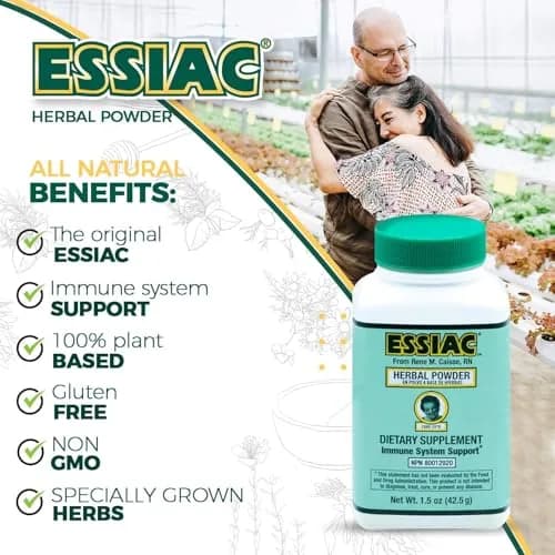 Essiac Herbal Tea Powder 1.5 oz | Powerful Antioxidant Support for Overall Health thumbnail 3
