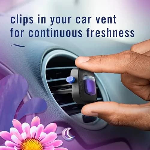 Febreze Car Vent Clip Gain Moonlight Breeze Scent 0.06 Fl Oz (Pack of 3) | Long-lasting freshness for Indian cars thumbnail 5