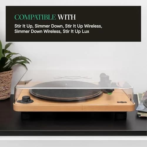 Marley Turntable Dust Cover – Eco-Friendly, Recycled Plastic, Durable, Fits Marley Stir it Up & Simmer Down Series thumbnail 5