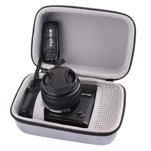 WAIYUCN Hard Carrying Case for Fujifilm X-T50,X-T5,X-T30 II, X-T30, X-T10, X-T20 | Impact-Resistant, Compact, Grey thumbnail 1