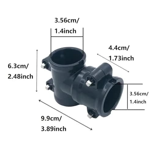 TUOREN Drum Rack T Clamp 35.6mm (1.4 inch) with 38mm Depth | Connects Drum Rack Bars at 90 Degrees thumbnail 7