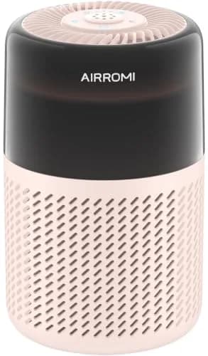 AIRROMI A2005 HEPA Air Purifier for Bedroom & Home, 550 sq ft Coverage, Creamy Beige | True HEPA Filter Removes 99.97% Pet Dander, Odor, Dust, Smoke — Beige