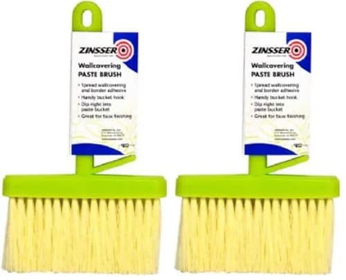 Zinsser Paste Brush Pack of 2 | 6" Wallcovering & Border Adhesive Brush for Faux Finishing thumbnail 1