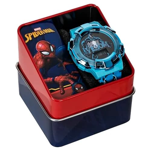 Accutime Marvel Venom Kids Watch – Light-Up Bezel, LCD Display, Adjustable Plastic Strap (Childrens, Multicolor) thumbnail 4