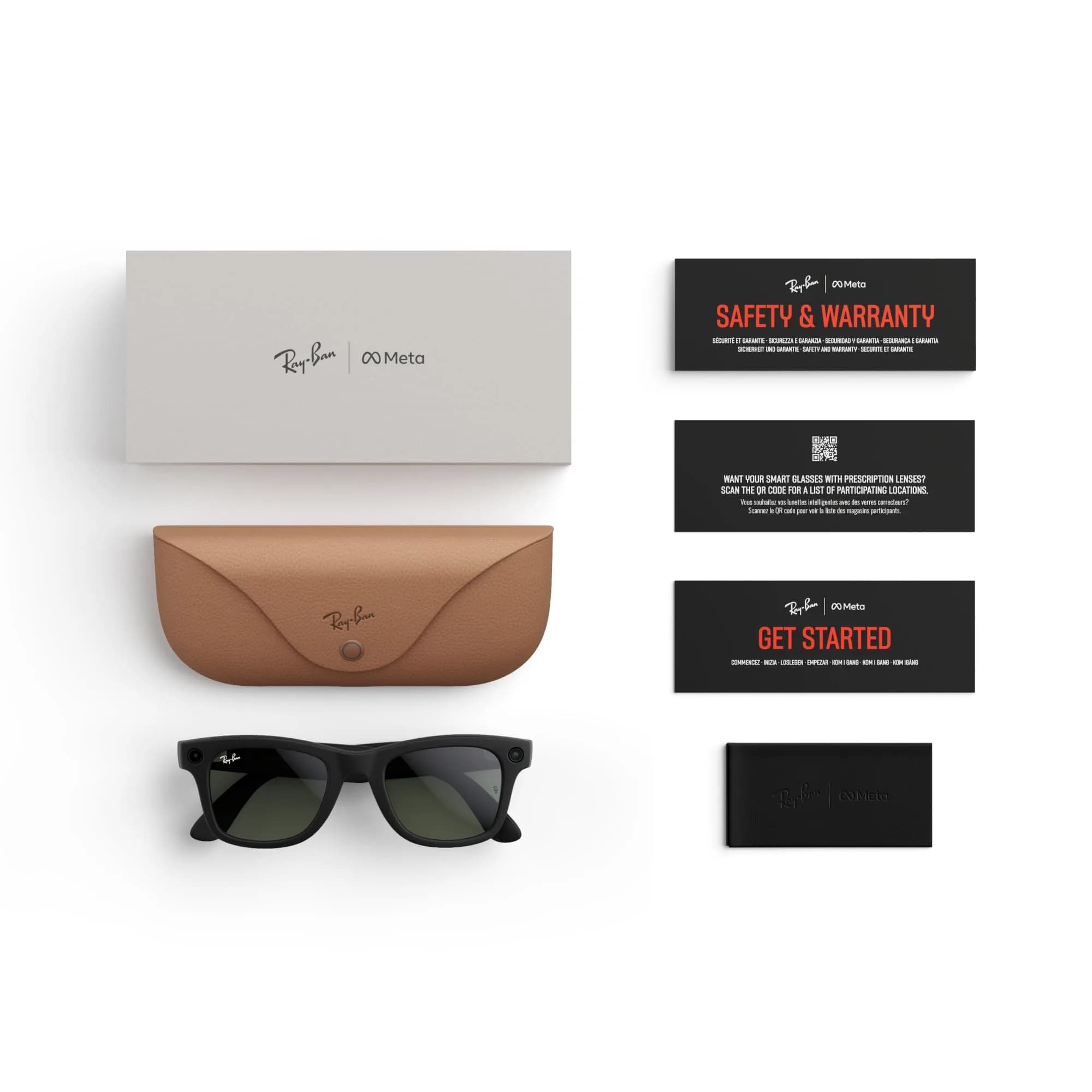 Ray-Ban Meta Wayfarer Smart AI Glasses (Large, Matte Black) | Wearable Technology with Meta AI & Transitions Lenses - view 7