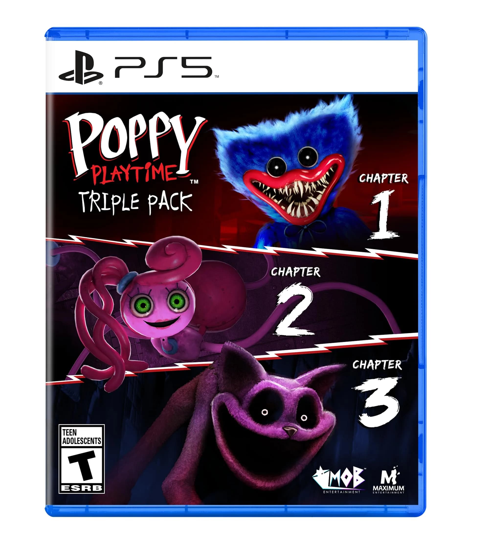 Poppy Playtime Triple Pack PS5 Game | 3 Chapters, Horror Puzzles, Teen Rated - main product image