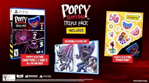 Poppy Playtime Triple Pack PS5 Game | 3 Chapters, Horror Puzzles, Teen Rated thumbnail 2