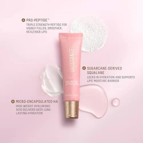 BIOSSANCE Pro-Peptide Lip Perfector 1 Count | Hydrating Vegan Lip Balm with Collagen & Hyaluronic Acid thumbnail 2