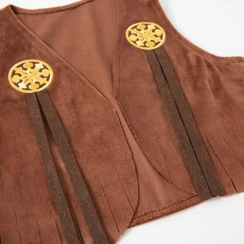 LXKIKMM Kids Western Cowgirl Costume Set 5-6 Years | Cowboy & Cowgirl Halloween Outfit thumbnail 8